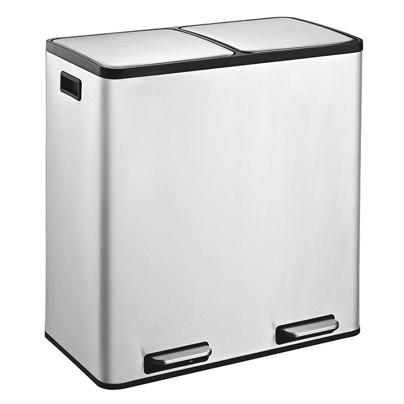 Poubelle Valberg Inox 2x30l Bon état -  reconditionné disponible sur Electro Depot